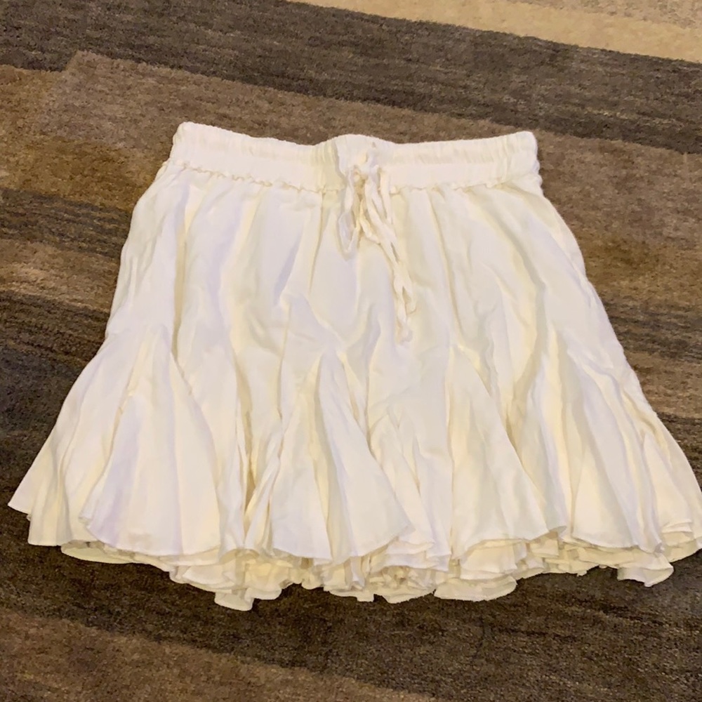 White Mini Skirt